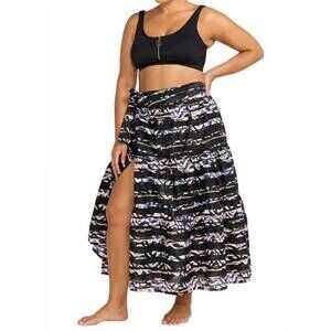 NEW ARTESANDS women's provenance elgar maxi skirt - plus in black